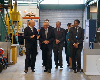 The Duke of Gloucester visits the Schofield Centre