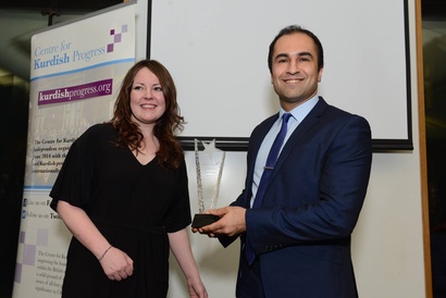 Raz Jabary wins the Student of the Year Award