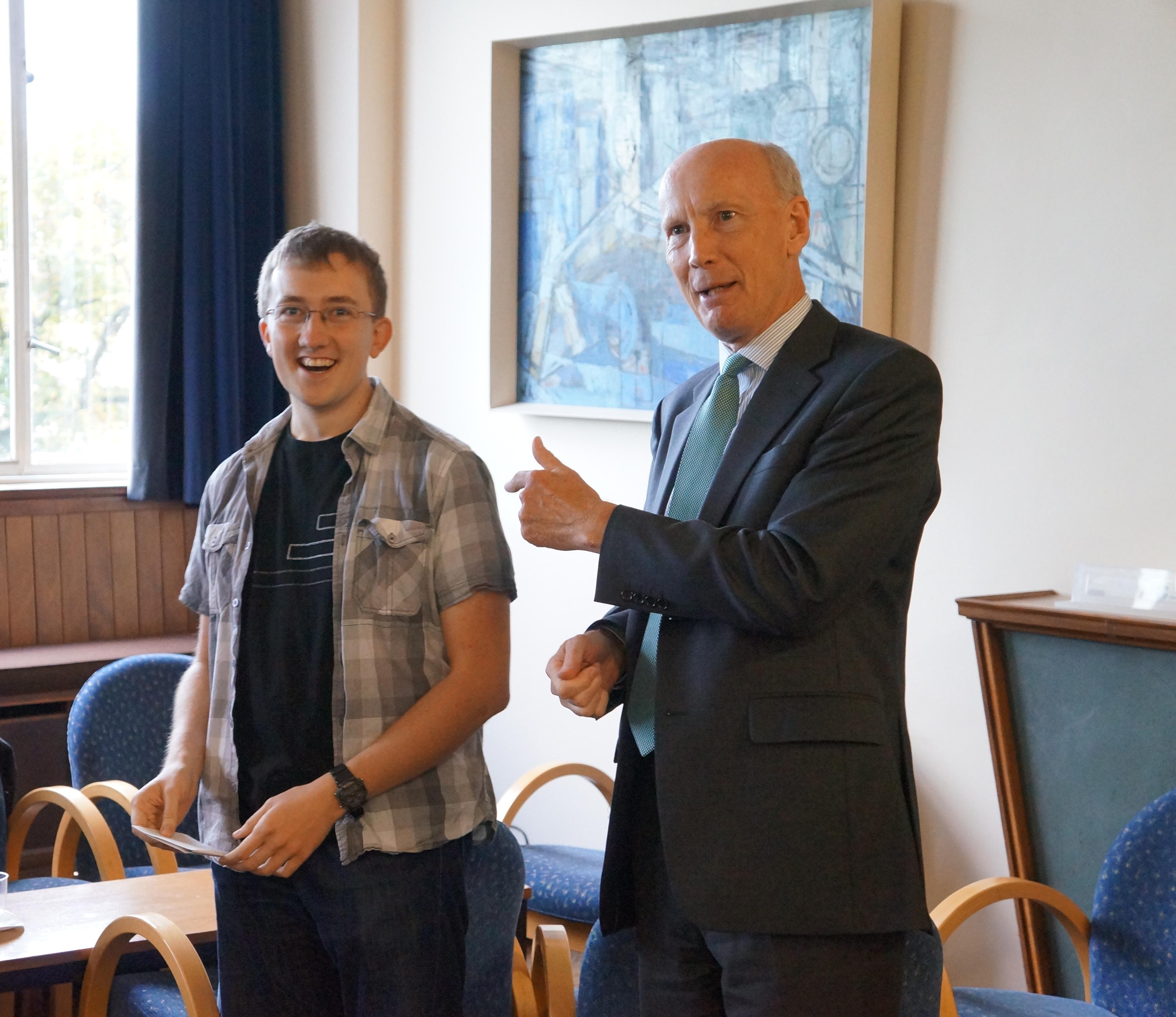 Paul Shepley receives the Philip Turner Prize 2012