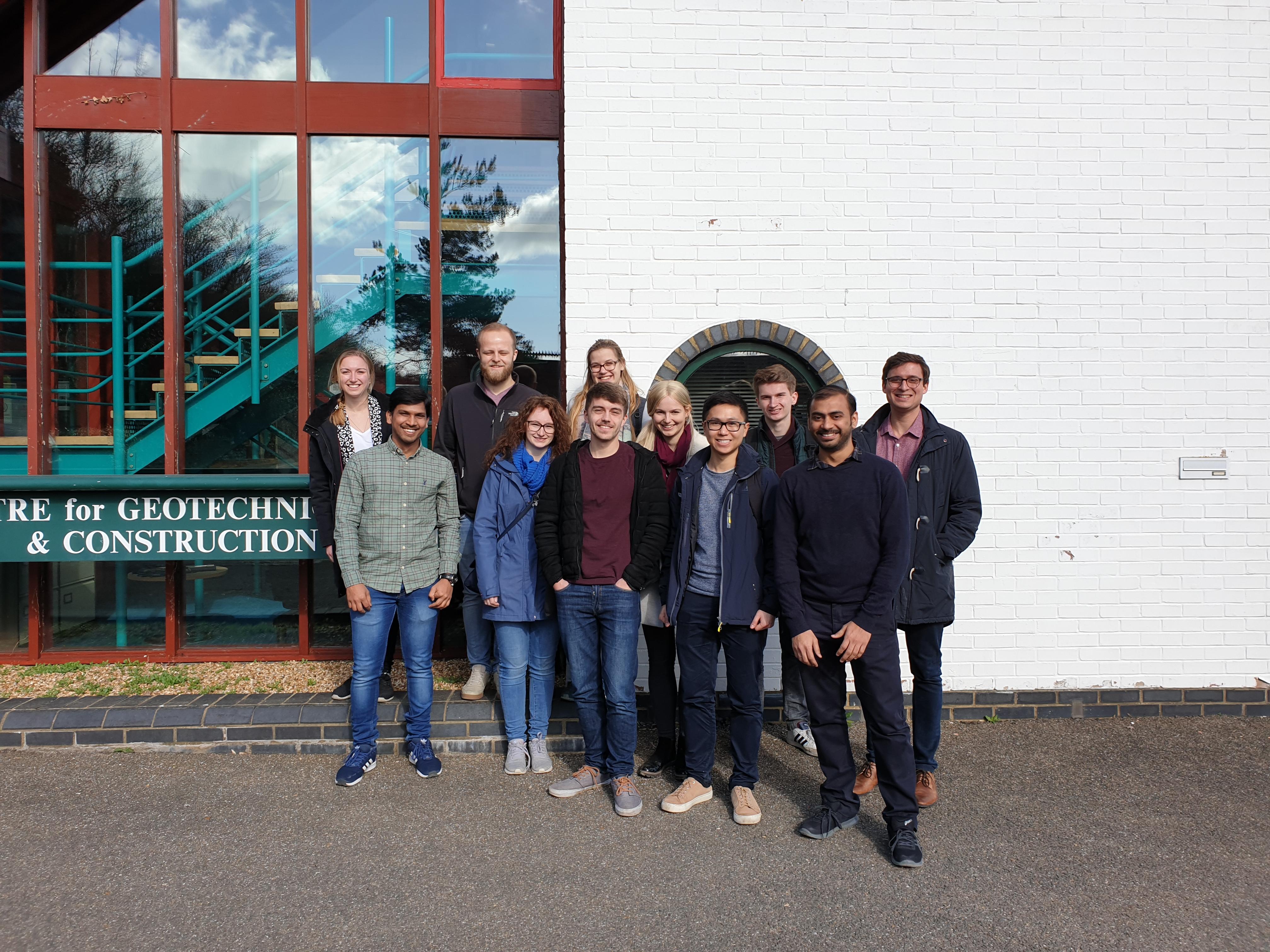 Students from Aachen, Germany visited the Schofield Centrifuge Centre