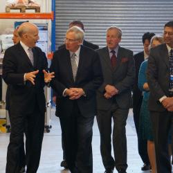 The Duke of Gloucester visits the Schofield Centre