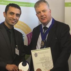 Turning food waste into animal feed: research student takes prize