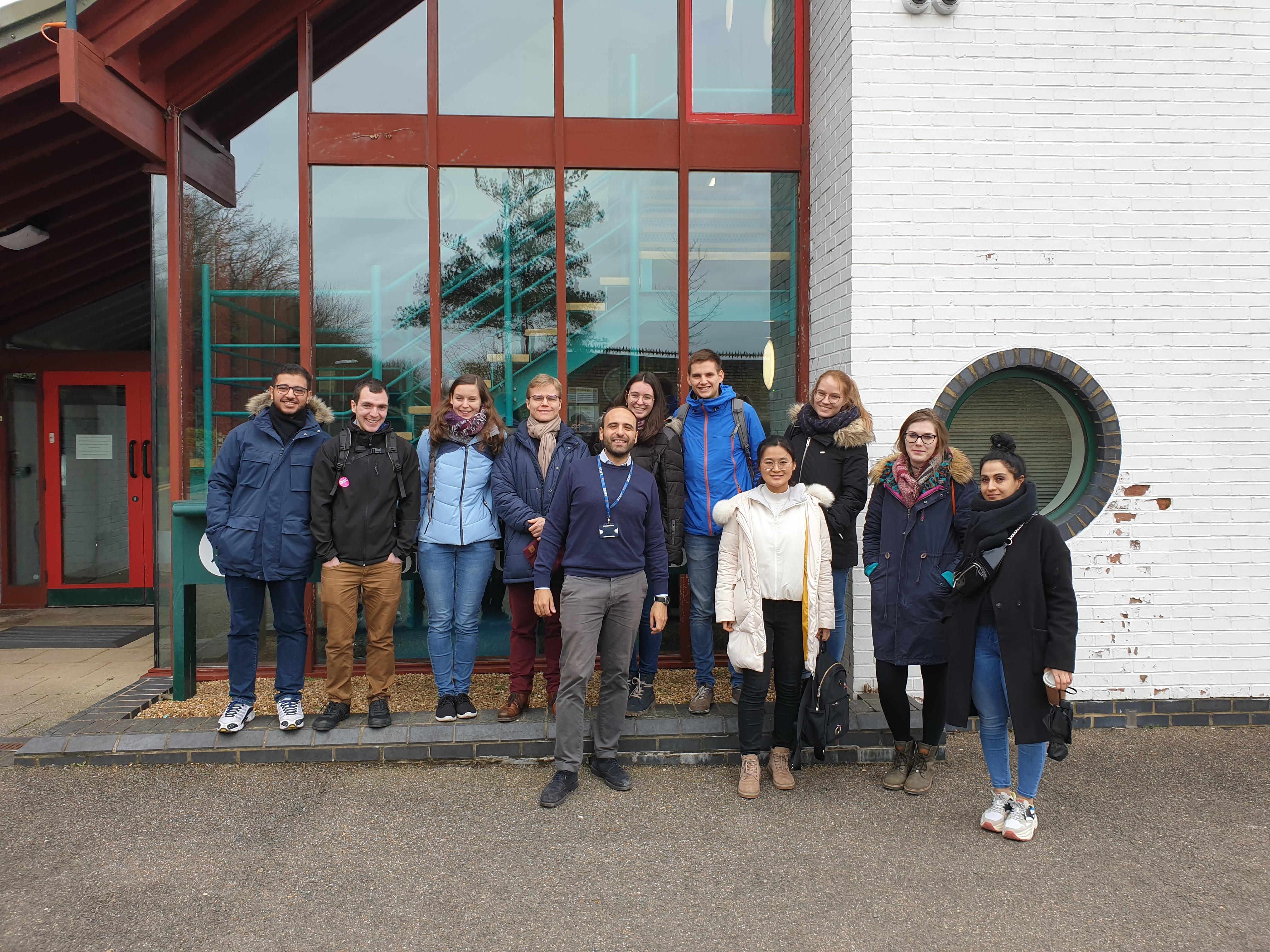 Students from Aachen, Germany visited the Schofield Centrifuge Centre