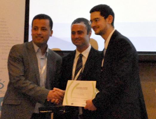 Ziyad Abunada  receives the AINAC 2012 award for best paper